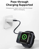Cargador inalámbrico portátil BASEUS EnerFill FW11 negro, 1640mAh, 5W, con cable incorporado para carga fácil.