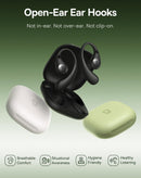 Auriculares true wireless BASEUS Eli Sport 2 Cosmic Black de oído abierto, diseño ergonómico y ajuste seguro.