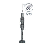 Destornillador QianLi Mega-Idea 3D iThor Torx T5 para reparación de dispositivos, con mango ergonómico y punta de precisión.