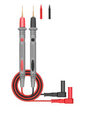 Lápiz multímetro SUNSHINE SS-024A de acero inoxidable con punta de aguja dorada, para mediciones precisas.