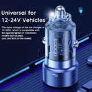 Encuentra el cargador de auto Toocki PD USB C+A transparente de 75W en Xela Quetzaltenango.