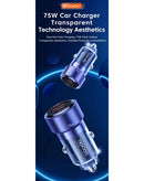 Encuentra el mejor cargador de auto PD USB C+A de 75W en Quetzaltenango con garantía en Warranty Product Xela.