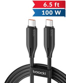 Toocki PD 100W C-C Cable de Carga R√°pida y Transferencia de Datos (2m) (NEGRO)