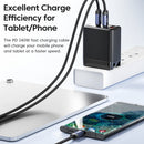 Encuentra el cable de carga rápido USB C-C Toocki de 100W de color negro en Xela Quetzaltenango.