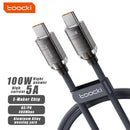 Encuentra el puerto de carga Toocki USB C-C Crystal Fast Braided de 100W en Xela Quetzaltenango.