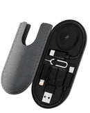Conjunto de carga inalámbrico Toocki multifuncional, ideal para viajes, con adaptadores para varios países.