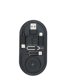 Conjunto de carga inalámbrico Toocki multifuncional, ideal para viajes, con adaptadores para varios países.