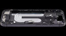 Chasis medio usado para iPhone 17 (US Version), con puerto de carga y piezas pequeñas, listo para reparación.