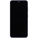 Pantalla OLED completa con marco para Samsung Galaxy S25 5G SM-S931B en azul marino, ideal para reparación de display.