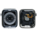 Tapa trasera original plateada de acero inoxidable para Apple Watch Series 6 (44mm), repuesto A2292, A2294, A2376.