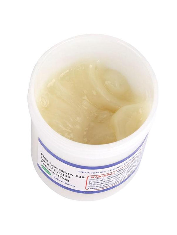 Pasta de soldar Kingbo en botella blanca (RMA-218)