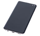 Pantalla OLED usada para Samsung Galaxy S10 Plus (SM-G975F) en Ceramic White con marco.