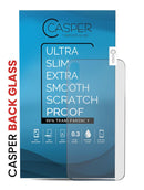 Protector de vidrio templado mate Casper para tapa trasera de iPhone X/XS (A1865, A1901) en un pack de 10.