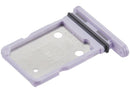 Bandeja doble SIM morada clara para Samsung Galaxy A37 5G (A376), porta chip dual SIM de repuesto.