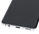 Pantalla OLED Samsung Galaxy S10 Plus Prism White Aftermarket, con marco, para reparación de display SM-G975F.