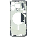Tapa superior usada de iPhone 15 Pro Max Natural Titanium (A2849) OEM Pull Grade C, repuesto de chasis.