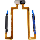 Sensor de huella negro mate con cable flex para Xiaomi Redmi Note 12 5G, repuesto para reparación.