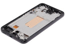 Pantalla hard OLED Aftermarket Plus con marco para Samsung Galaxy A34 5G (A346) color grafito, para reparación de display.