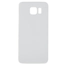 Tapa trasera de cristal para Samsung Galaxy S6 (Sin logo) (Blanco)