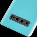 Tapa trasera Samsung Galaxy S10 Prism Green con lente de cámara, repuesto para reparación SM-G973F.