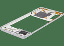 Marco intermedio plateado aftermarket para Samsung Galaxy A41 disponible en Xela, Quetzaltenango.