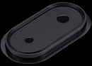 Lente de cámara trasera con bisel negro para Samsung Galaxy A07 4G (A075), repuesto para reparación.