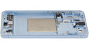 Pantalla OLED refurbished Sky Blue para Samsung Galaxy S26 5G, con marco, ideal para reparación de display.