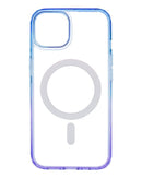 Encuentra en Xela el Estuche delgado Slim Trance Octave iPhone 14 MagSafe en azul y lila para una protección elegante de tu dispositivo.