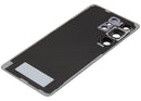Tapa trasera de vidrio negra para Samsung Galaxy S26 Ultra con lente de cámara, repuesto Aftermarket Plus.