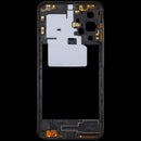 Marco medio de carcasa negro para Samsung Galaxy A17 5G (SM-A176), pieza de repuesto para reparación, chasis.