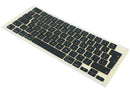 Kit de teclas UK negras para MacBook Air 13", Air 15", Pro 14", Pro 16" (2021-2026) en Space Black.