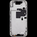 Marco medio blanco titanio para iPhone 16 Pro Max, chasis de repuesto con botones, versión global A2894/A3088.