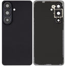 Tapa trasera negra Aftermarket Plus para Samsung Galaxy S26 con lente de cámara, repuesto de vidrio para reparación.