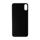 Vidrio Trasero iPhone XS Negro Sin Lente de camara.
