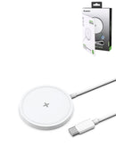Compra tu cargador inalámbrico magnético Esoulk de 15W en color blanco en Xela Quetzaltenango al mejor precio.