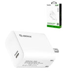 Cargador de pared USB C PD fast Esoulk (30W) (BLANCO)