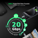 Encuentra el puerto de carga Esoulk USB3.2 C to C de 100W en negro para carga y sincronización de datos en Quetzaltenango.