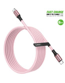Encuentra el puerto de carga USB C-C de Esoulk de 100W en color rosa de 6 pies en Xela Quetzaltenango.