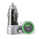 Encuentra el cargador de auto Esoulk PD QC USB A+C Plateado (30W) en Xela Quetzaltenango.