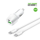 Cargador de coche Esoulk PD&QC USB C+A de 48W en Xela Quetzaltenango.