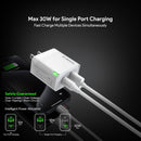 Cargador de pared Esoulk PD&QC con cable USB C-C Blanco (30W) (5ft) ideal para carga rápida en Quetzaltenango.
