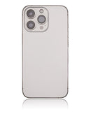 Tapa trasera para iPhone 13 Pro con componentes pequenos pre-instalados (Version US) Sin logo (Dorado)
