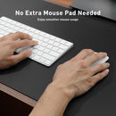 Tapete escritorio Aothia negro, 23.6x13.7 pulgadas, antideslizante, ideal como mouse pad y accesorio oficina.