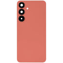Tapa trasera con lente de cámara Samsung Galaxy S25 Plus 5G en Coral Red disponible para reparaciones en Quetzaltenango.