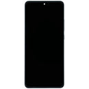 Pantalla OLED original Xiaomi 12 morada con marco, repuesto para reparación de display y frente.