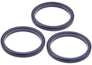 Aro de cámara trasera Deep Blue para iPhone 17 Pro/Pro Max, repuesto, 3 piezas.