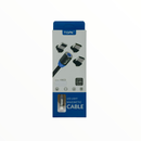 Cables TOPK Cable De 2 Metros Magnetico Micro + Lighting + Tipo C - Plateado