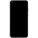 Pantalla LCD y digitalizador Huawei Nova 4 refurbished negro con marco, ideal para reparación de display roto VCE-L22.