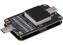 Tester de diagnóstico 2UUL PW32 Type-C para reparación de puerto de carga USB-C, con pantalla digital.