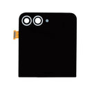 Pantalla original Samsung Galaxy Z Flip 6 5G F741B blanca, display LCD para reparación de pantalla rota.